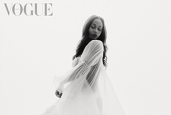 Zoe Saldana sexy for Vogue