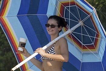 Nina Dobrev bikini pics