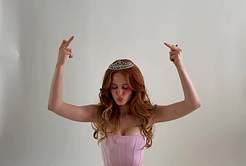 Madelaine Petsch oops lingerie pics